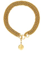 FWRD Renew Chanel Chain Necklace in Gold, view 1, click to view large image.