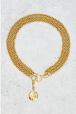 FWRD Renew Chanel Chain Necklace in Gold, view 2, click to view large image.