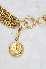 FWRD Renew Chanel Chain Necklace in Gold, view 3, click to view large image.