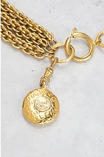 FWRD Renew Chanel Chain Necklace in Gold, view 4, click to view large image.