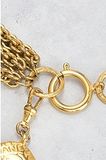 FWRD Renew Chanel Chain Necklace in Gold, view 5, click to view large image.