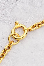 FWRD Renew Chanel 1994 Coco Mark Necklace in Gold, view 3, click to view large image.