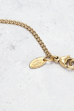 FWRD Renew Chanel 1998 Coco Mark Necklace in Gold, view 4, click to view large image.