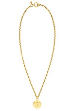 FWRD Renew Chanel 1990 Coco Mark Necklace in Gold, view 1, click to view large image.