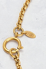 FWRD Renew Chanel 1990 Coco Mark Necklace in Gold, view 4, click to view large image.