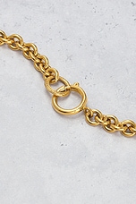 FWRD Renew Chanel 1993 CC Heart Necklace in Gold, view 5, click to view large image.