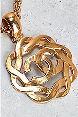 FWRD Renew Chanel 1997 Large CC Pendant Necklace in Gold, view 7, click to view large image.