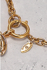 FWRD Renew Chanel Coco Pendant Necklace in Gold, view 4, click to view large image.