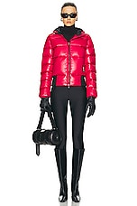 FWRD Renew Fendi Down Jacket in Red, view 5, click to view large image.