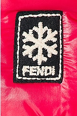 FWRD Renew Fendi Down Jacket in Red, view 6, click to view large image.