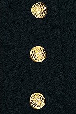 FWRD Renew Chanel Coco Gold Button Tweed Jacket in Black, view 5, click to view large image.