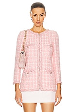 FWRD Renew Chanel Tweed Jacket in Pink | FWRD