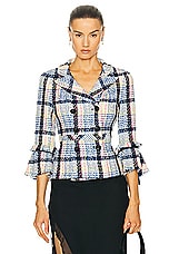 FWRD Renew Chanel Tweed Jacket in Multi, view 1, click to view large image.