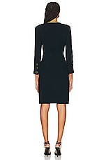 FWRD Renew Chanel Tweed Button Dress in Black, view 3, click to view large image.