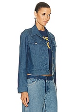 FWRD Renew Dior Denim Jacket in Blue, view 2, click to view large image.