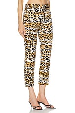 FWRD Renew Celine Animal Pant in Tan, view 2, click to view large image.