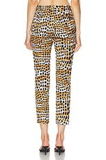 FWRD Renew Celine Animal Pant in Tan, view 3, click to view large image.