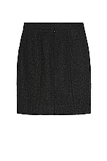 FWRD Renew Chanel Tweed Skirt in Black, view 2, click to view large image.