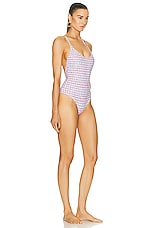 FWRD Renew Chanel One Piece Swimsuit in Multi, view 2, click to view large image.