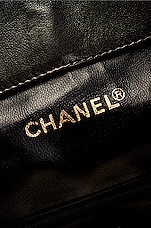 FWRD Renew Chanel Vintage Chain Ball Backpack in Black, view 6, click to view large image.