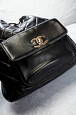 FWRD Renew Chanel Vintage Chain Ball Backpack in Black, view 9, click to view large image.