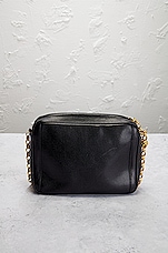 FWRD Renew Chanel Caviar Small Chain Shoulder Bag in Black, view 3, click to view large image.