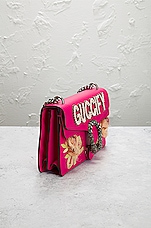 FWRD Renew Gucci Guccify Dionysus Shoulder Bag in Pink, view 4, click to view large image.