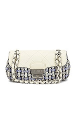 FWRD Renew Chanel Matelasse Tweed CC Flap Bag in Multi, view 1, click to view large image.