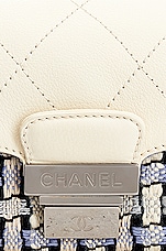 FWRD Renew Chanel Matelasse Tweed CC Flap Bag in Multi, view 7, click to view large image.