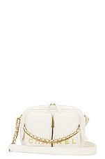 FWRD Renew Chanel Camera Bag in White, view 1, click to view large image.