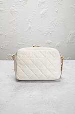 FWRD Renew Chanel Camera Bag in White, view 3, click to view large image.