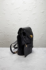 FWRD Renew Chanel Vintage Caviar Triple CC Backpack in Black, view 4, click to view large image.