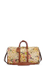 FWRD Renew Louis Vuitton Metallic Garden Keepall Bandouliere 45 Bag in Multi, view 1, click to view large image.