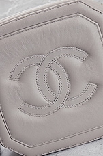 FWRD Renew Chanel 2020 Lambskin Mini CC Octagon Camera Bag in Grey, view 7, click to view large image.