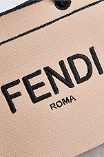 FWRD Renew Fendi Roma Canvas 2 Way Shopping Tote in Multi, view 5, click to view large image.