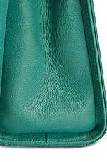 FWRD Renew Chanel Vintage Caviar CC Tote Shoulder Bag in Green, view 9, click to view large image.
