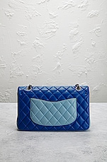 FWRD Renew Chanel 2016 Medium Matelasse 25 Classic Double Flap Bag in Blue, view 3, click to view large image.