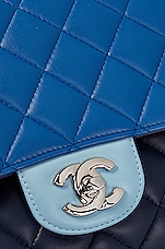 FWRD Renew Chanel 2016 Medium Matelasse 25 Classic Double Flap Bag in Blue, view 6, click to view large image.