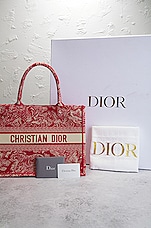 FWRD Renew Dior Book Tote Bag in Red, view 9, click to view large image.