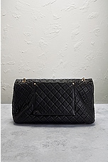 FWRD Renew Chanel Quilted Calfskin XXL Travel Flap Bag in Black, view 3, click to view large image.
