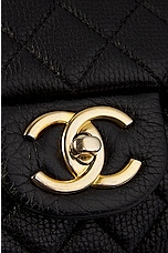FWRD Renew Chanel Quilted Calfskin XXL Travel Flap Bag in Black, view 5, click to view large image.