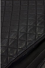 FWRD Renew Chanel Quilted Calfskin XXL Travel Flap Bag in Black, view 7, click to view large image.