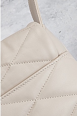 FWRD Renew Saint Laurent Le 5 A 7 Matelasse Shoulder Bag in Crema Soft, view 7, click to view large image.