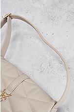 FWRD Renew Saint Laurent Le 5 A 7 Matelasse Shoulder Bag in Crema Soft, view 9, click to view large image.