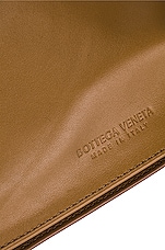 FWRD Renew Bottega Veneta Leather Knot Bag in Caramel & Gold, view 4, click to view large image.