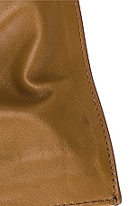 FWRD Renew Bottega Veneta Leather Knot Bag in Caramel & Gold, view 5, click to view large image.