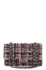FWRD Renew Chanel Tweed Medium Double Flap Bag in Multi, view 1, click to view large image.