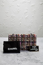 FWRD Renew Chanel Tweed Medium Double Flap Bag in Multi, view 10, click to view large image.