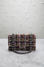 FWRD Renew Chanel Tweed Medium Double Flap Bag in Multi, view 2, click to view large image.