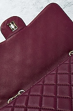FWRD Renew Chanel Jumbo Classic Flap Shoulder Bag in Purple, view 7, click to view large image.